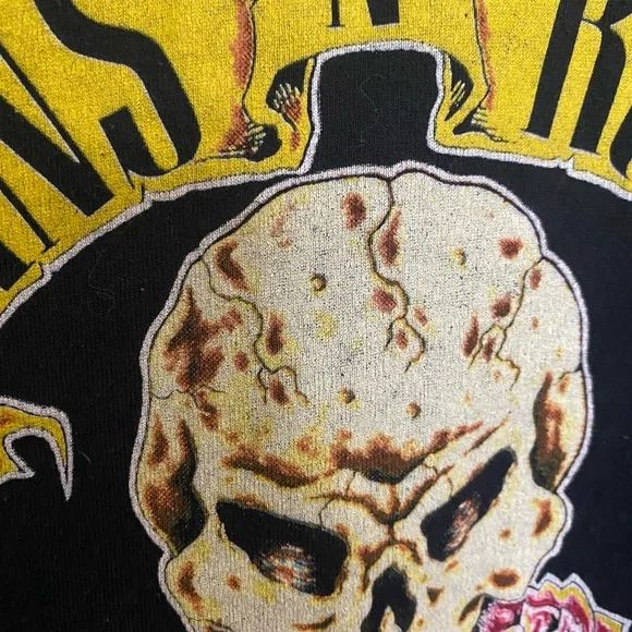 Vintage 90s Guns N Roses 🌹 ALL OVER PRINT SHIRT - Picture 3 of 7